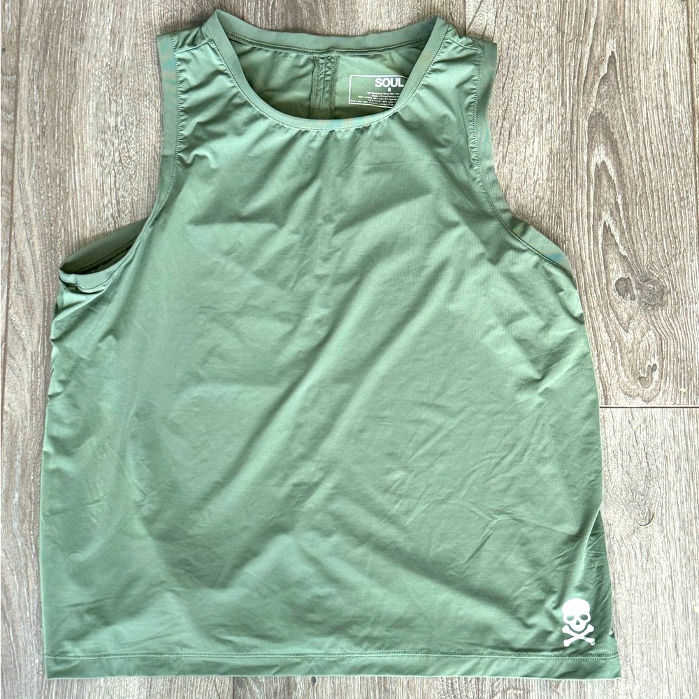 Green SoulCycle Tank Top